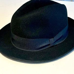 H&M Black Wool Hat,  M/56
